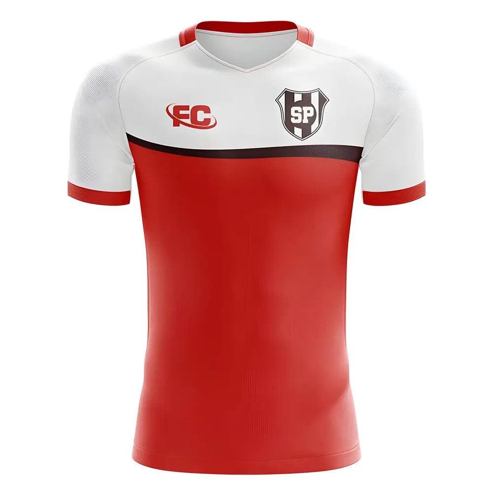 '19-'20 Saint Pauli Third Concept Football Shirt Polyester St Pauli Made By: Fans Culture Men's Red 4XL