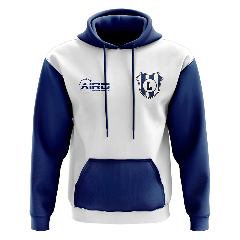 Leeds Concept Club Football Hoody (White) Polyester Made By: Airo Sportswear Men's White 3XL