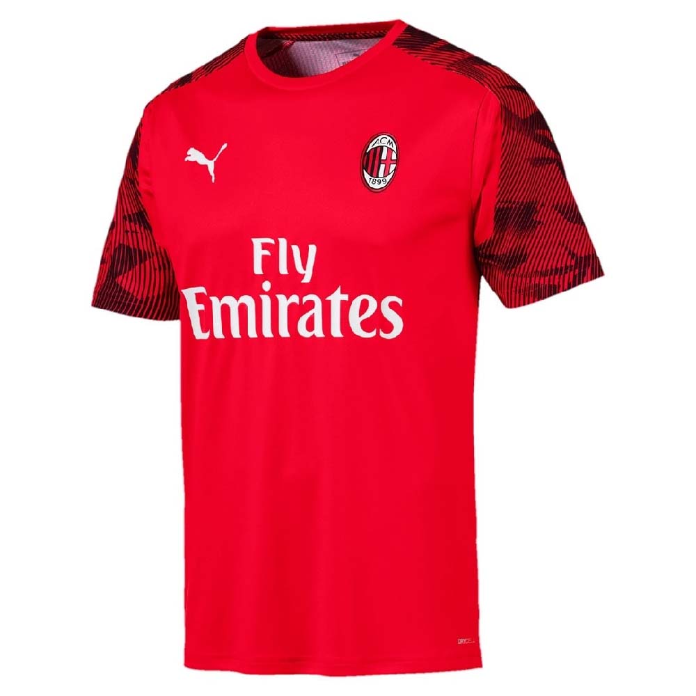 Click to view product details and reviews for 2019 2020 Ac Milan Puma Training Shirt Red.