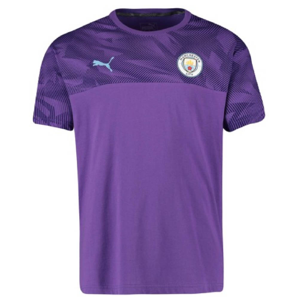Click to view product details and reviews for 2019 2020 Manchester City Puma Casuals Tee Purple.
