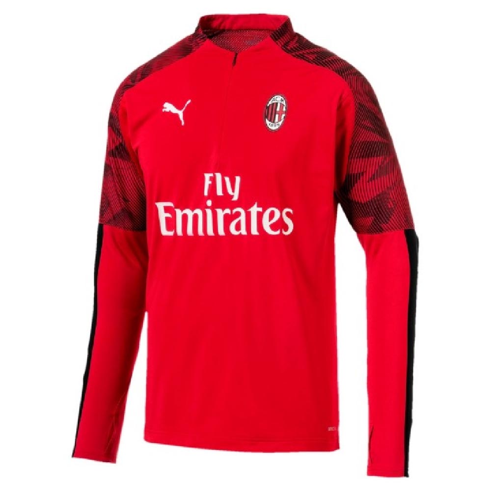 Click to view product details and reviews for 2019 2020 Ac Milan Puma Quarter Zip Training Top Red Kids.