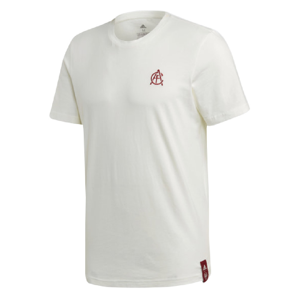 Click to view product details and reviews for 2019 2020 Arsenal Adidas Graphic Tee White.