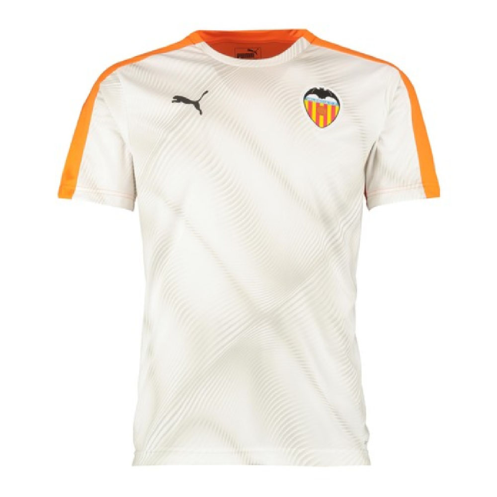 Click to view product details and reviews for 2019 2020 Valencia Puma Stadium Jersey White Orange.