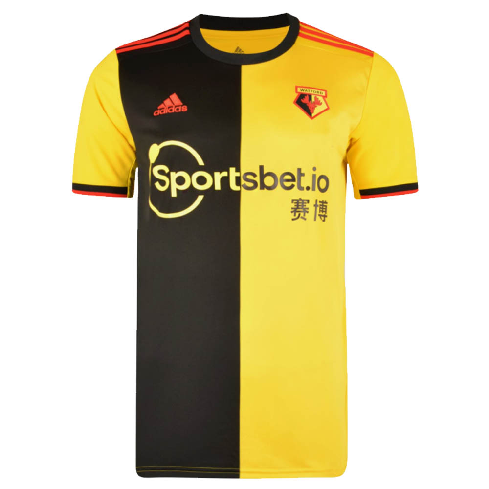 Click to view product details and reviews for 2019 2020 Watford Adidas Home Football Shirt.