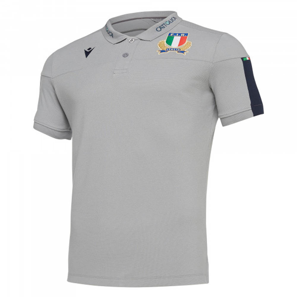 OFFICIAL SHIRT STAFF PLAYER POLYCOTTON SEASON 2020/21 Details about   ITALY RUGBY MACRON 