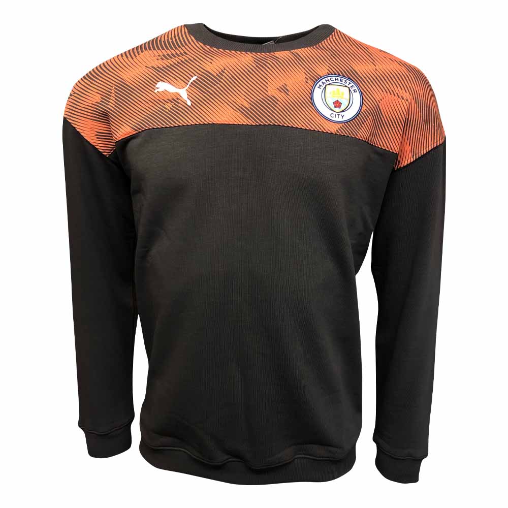 Click to view product details and reviews for 2019 2020 Manchester City Puma Casuals Sweat Top Asphalt.