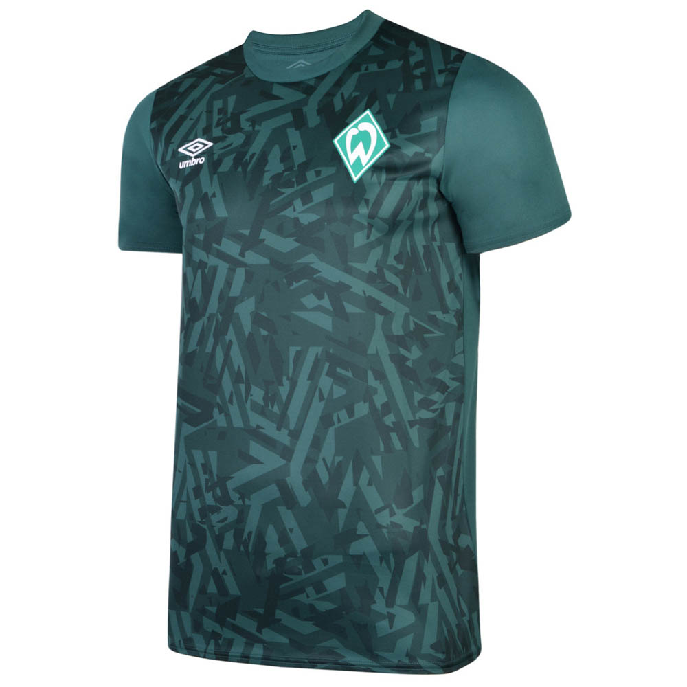 Umbro 2019-2020 Werder Bremen Half Zip Training Top Black