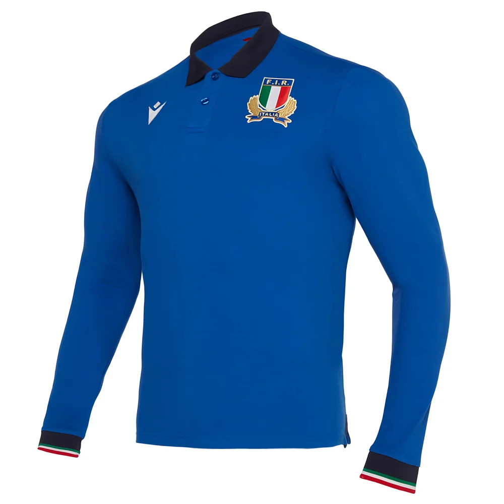 Click to view product details and reviews for 2019 2020 Italy Home Ls Cotton Rugby Shirt.
