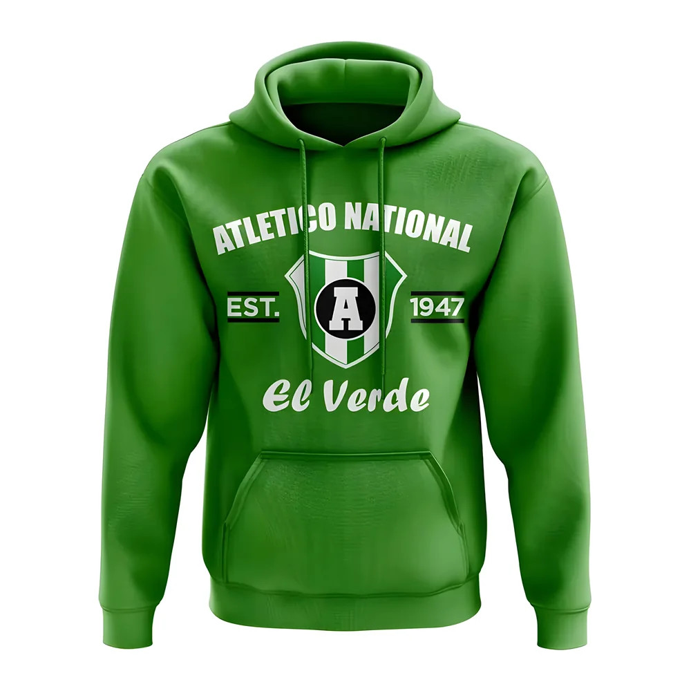 Click to view product details and reviews for Atletico Nacional Established Football Hoody Green. Click to view product details and reviews for Atletico Nacional Established Football Hoody Green.