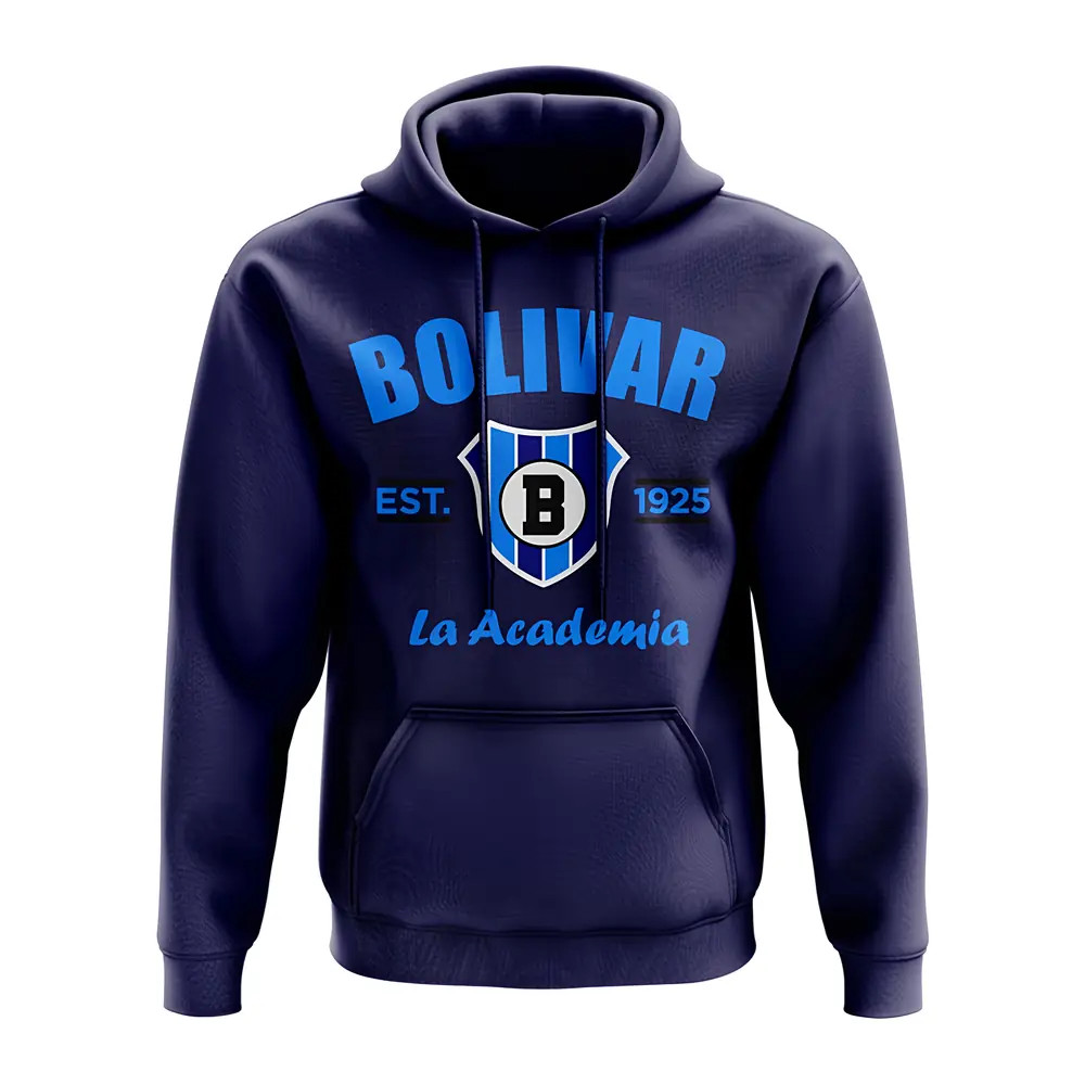 Bolivar Established Football Hoody (Navy) Polyester Aston Villa Uksoccershop Men's Navy Xxl