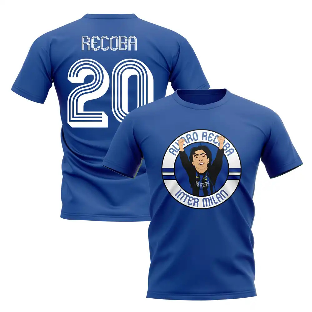 Click to view product details and reviews for Alvaro Recoba Inter Milan Illustration T Shirt Blue. Click to view product details and reviews for Alvaro Recoba Inter Milan Illustration T Shirt Blue.