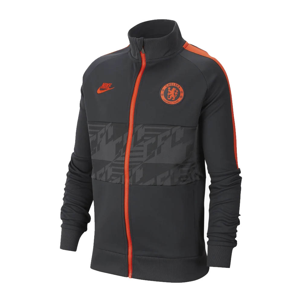Click to view product details and reviews for 2019 2020 Chelsea Nike I96 Jacket Anthracite Kids.