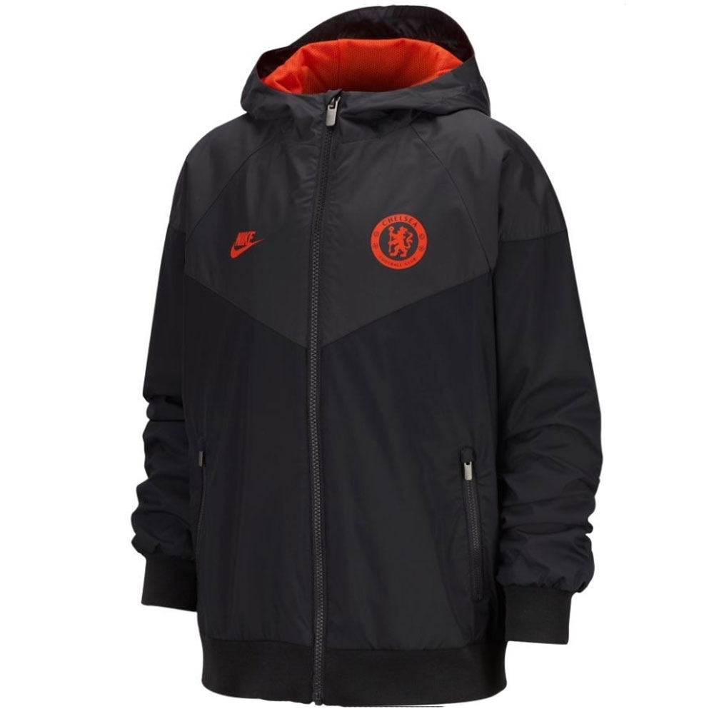 Click to view product details and reviews for 2019 2020 Chelsea Nike Windrunner Jacket Black Kids.