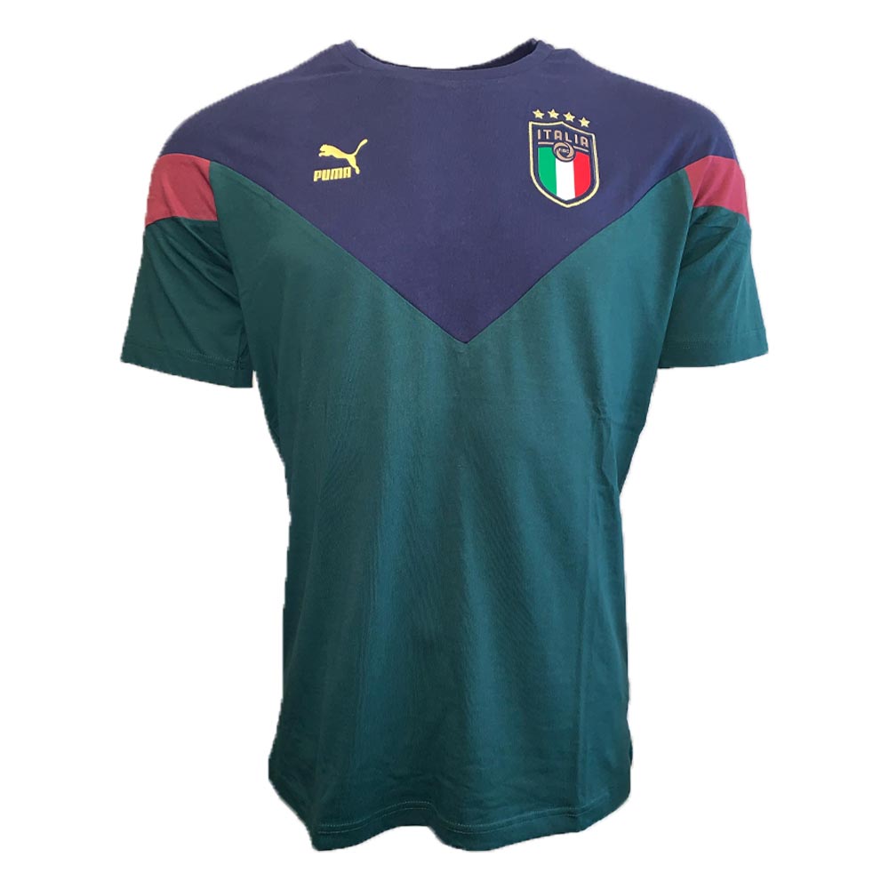 Click to view product details and reviews for 2019 2020 Italy Puma Iconic Mcs Tee Pine.