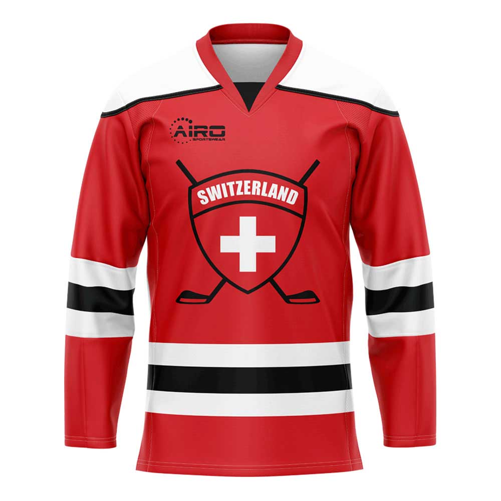 Click to view product details and reviews for Switzerland Home Ice Hockey Shirt.