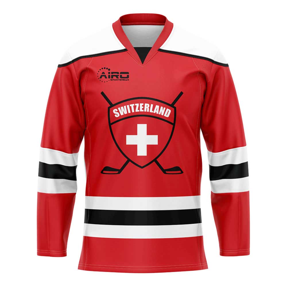  Switzerland Ice Hockey Flag Jersey Supporter Swiss Fan Raglan  Baseball Tee : Clothing, Shoes & Jewelry