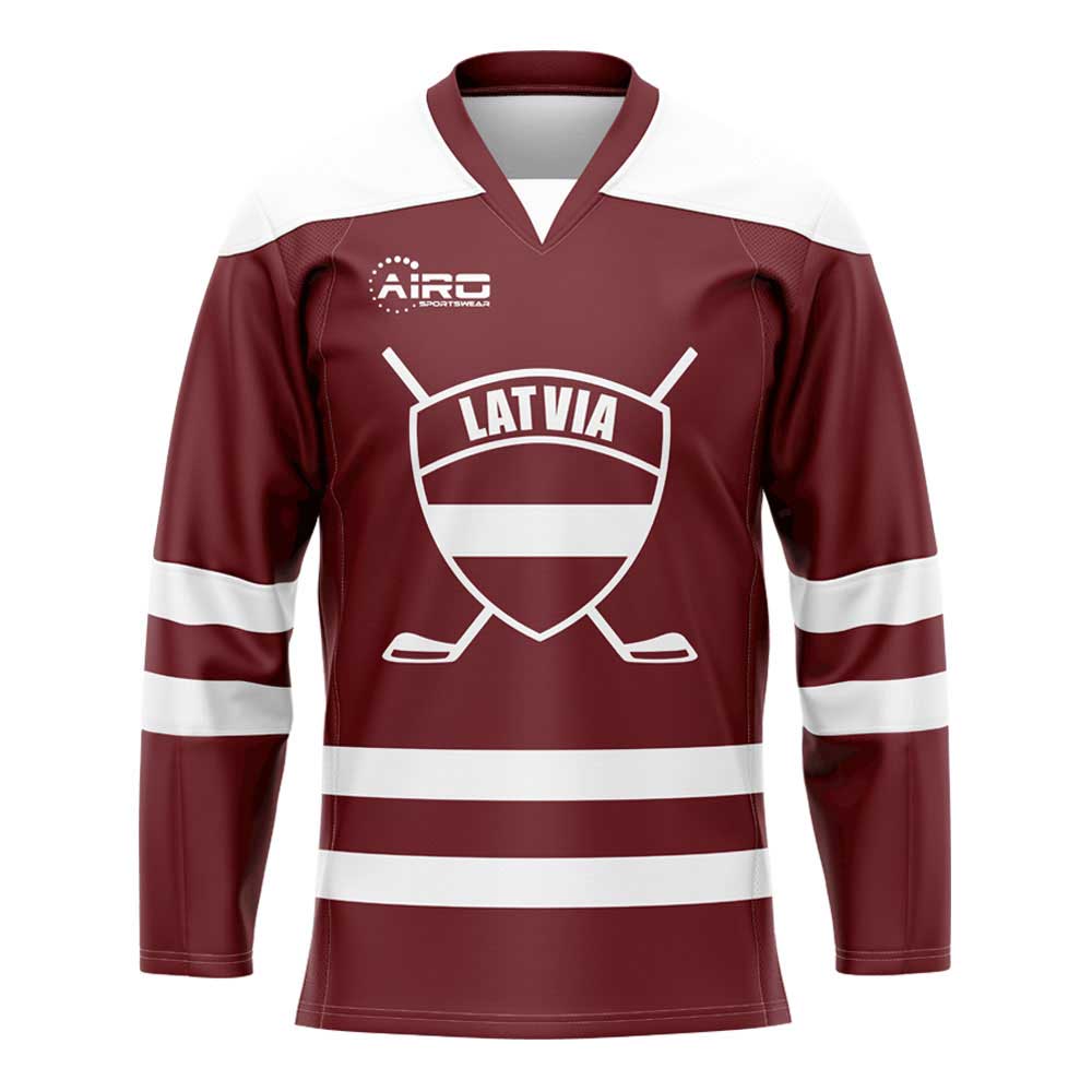 burgundy hockey jersey