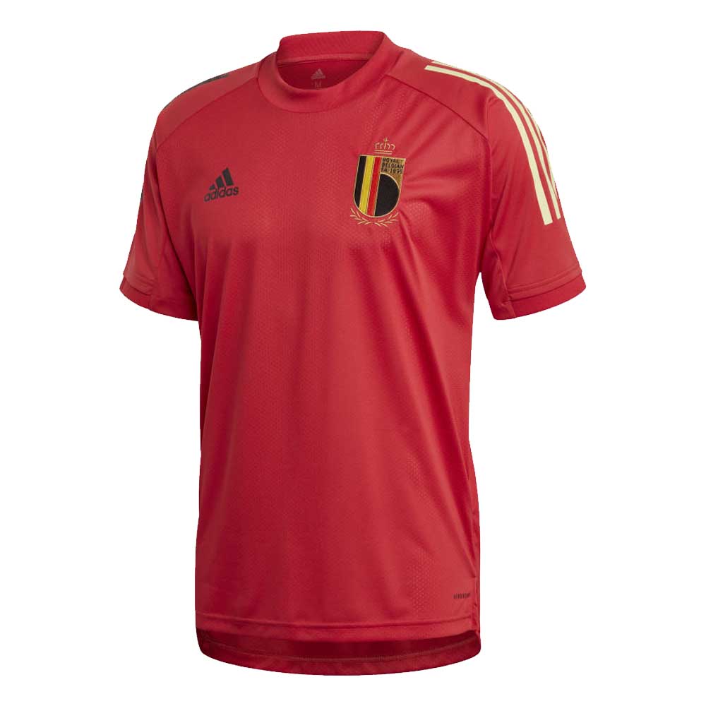 Click to view product details and reviews for 2020 2021 Belgium Adidas Training Shirt Red.