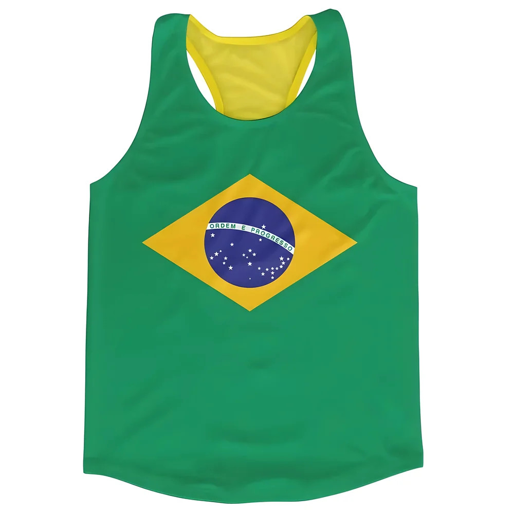 Click to view product details and reviews for Brazil Flag Running Vest. Click to view product details and reviews for Brazil Flag Running Vest.