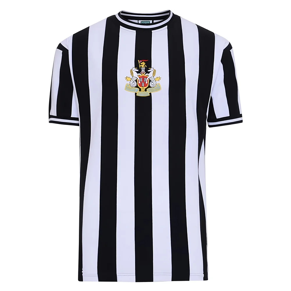 Score Draw Newcastle United 1974 Retro Football Shirt [NEWC74HSS