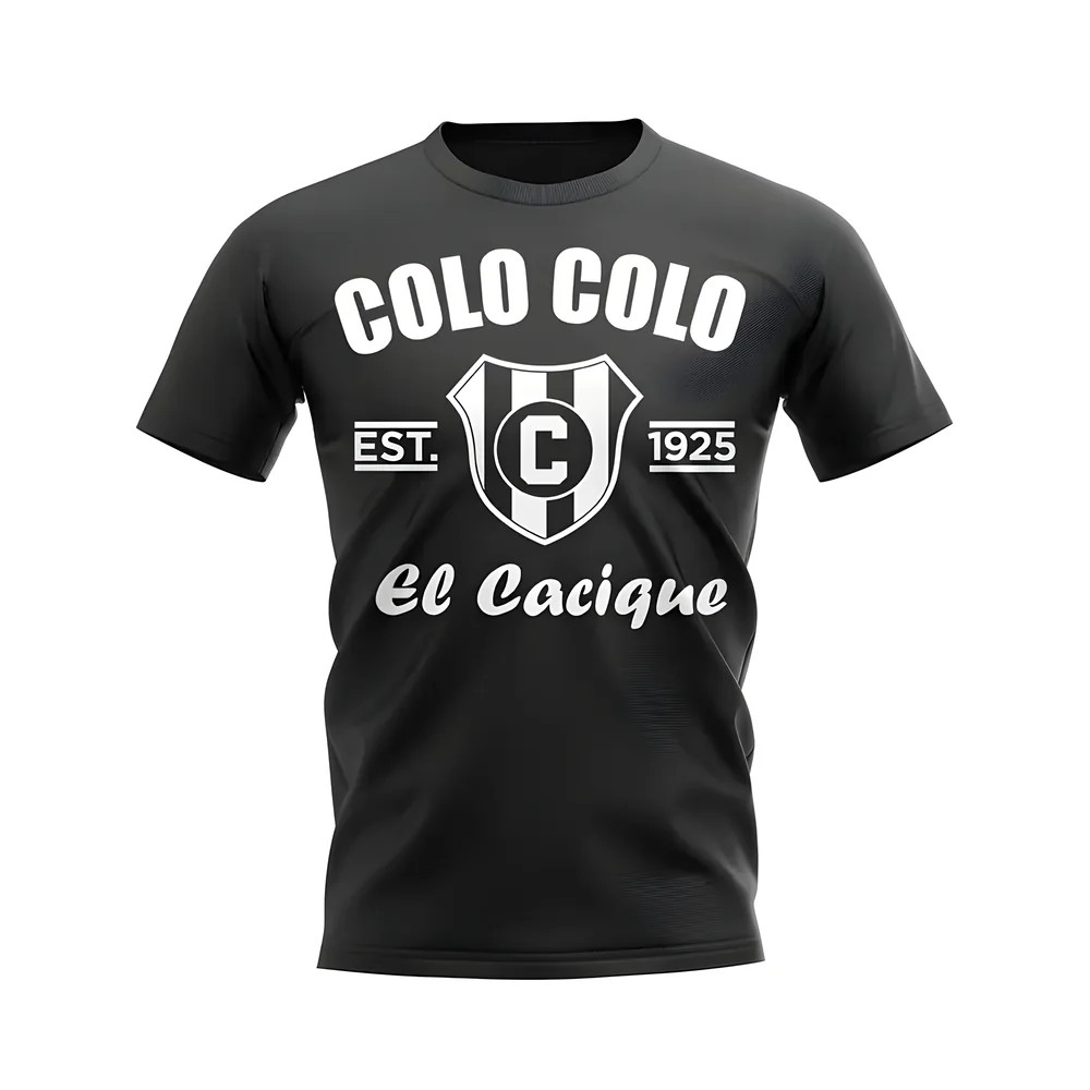 Click to view product details and reviews for Colo Colo Established Football T Shirt Black. Click to view product details and reviews for Colo Colo Established Football T Shirt Black.