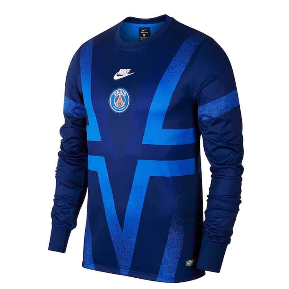 psg pre match jersey long sleeve