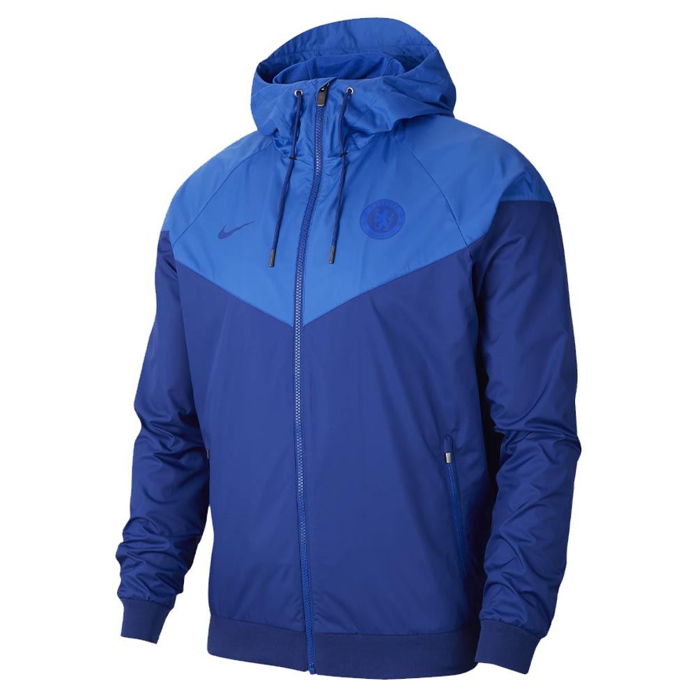 Click to view product details and reviews for 2019 2020 Chelsea Nike Authentic Windrunner Jacket Blue.