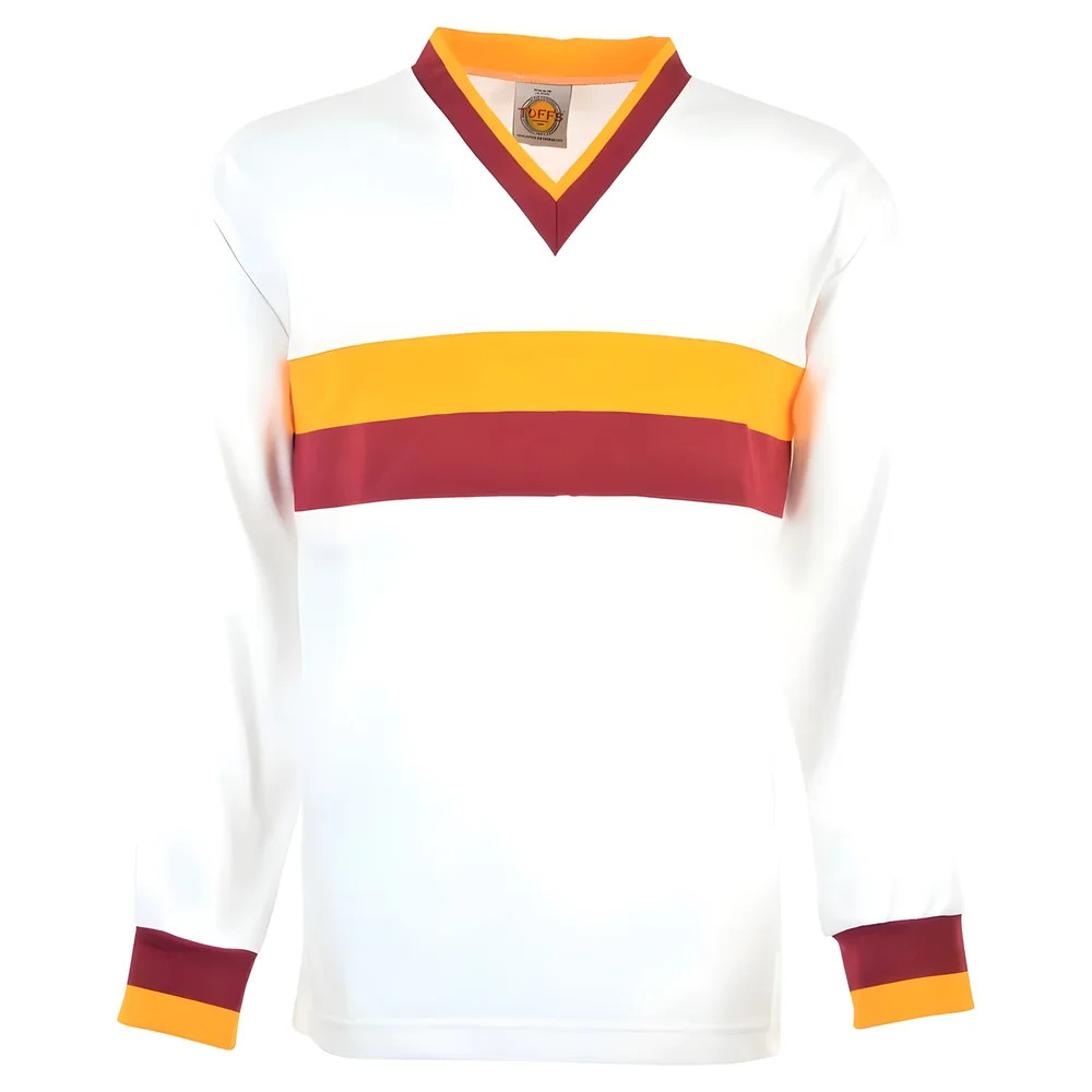 Roma 1930S Retro Football Shirt Polyester Made By: Toffs Men's White 3XL