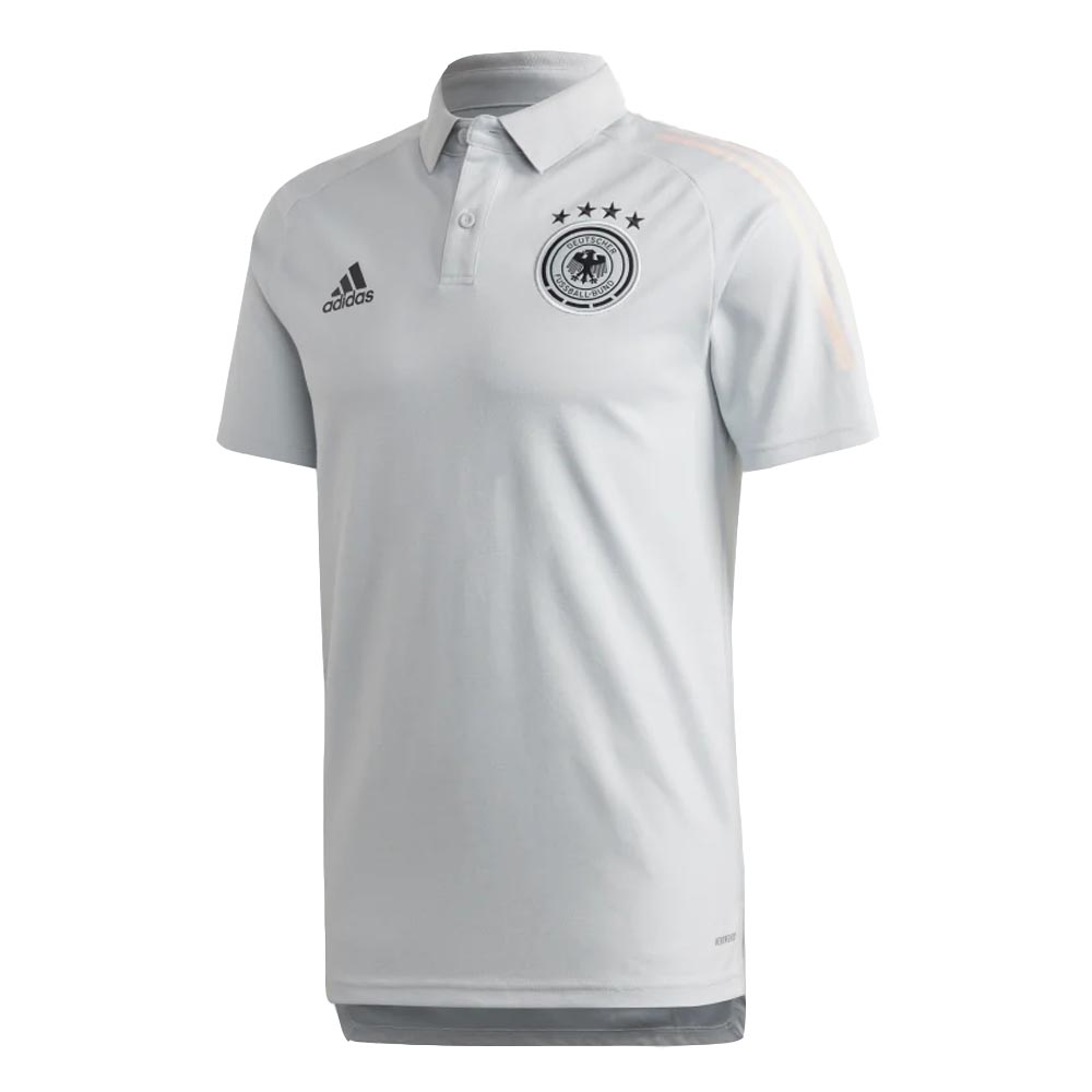 2020-2021 Germany Adidas Polo Shirt (Clear Grey)