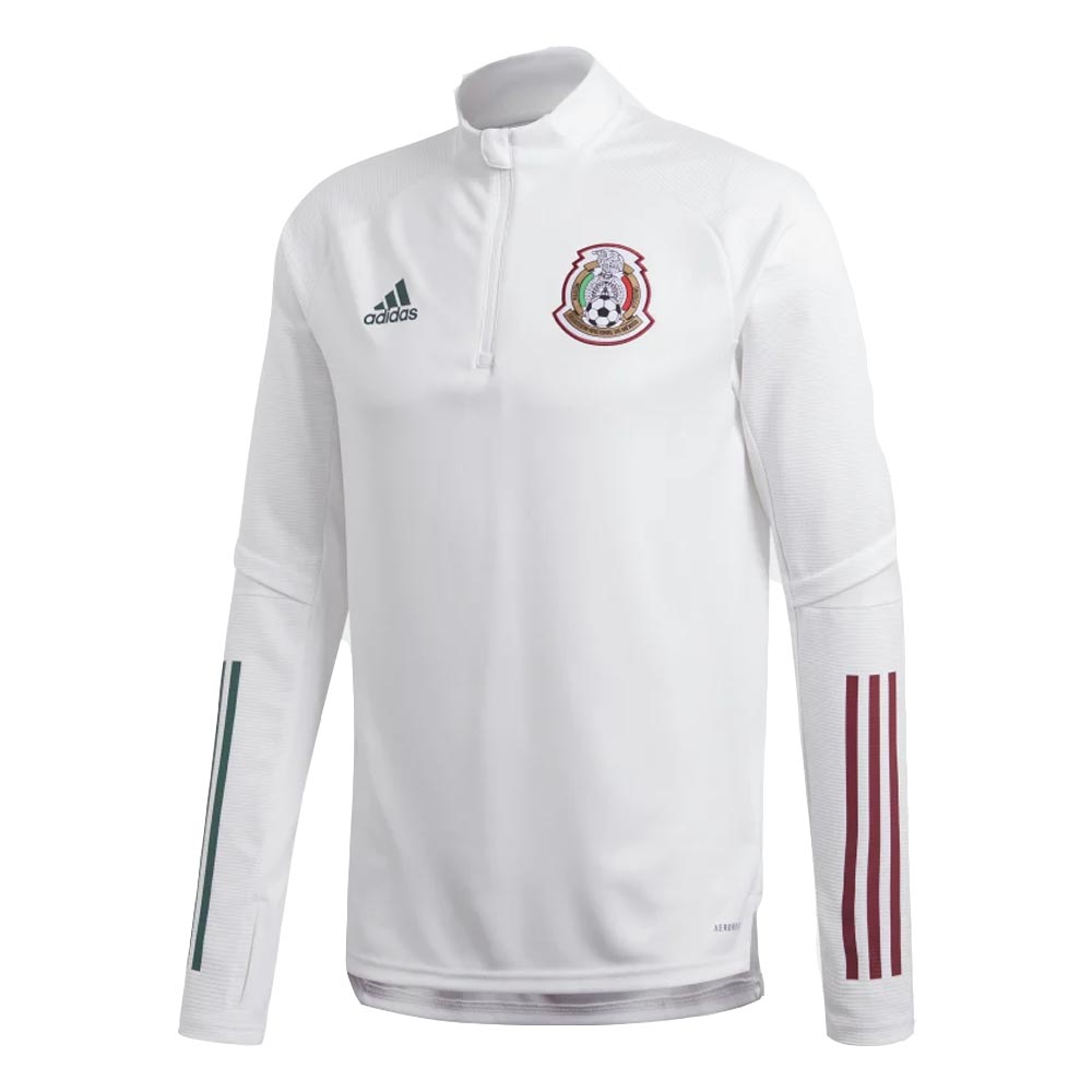 white adidas training top