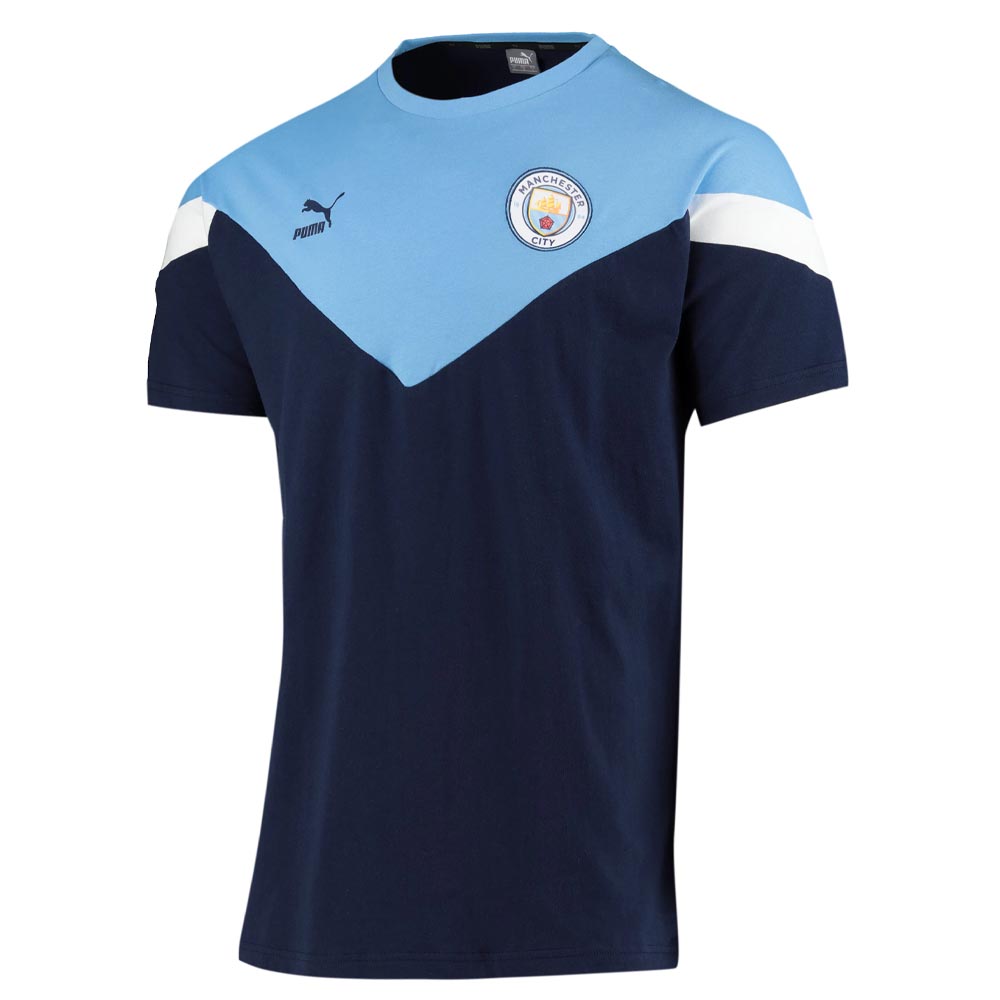 Click to view product details and reviews for 2019 2020 Man City Puma Iconic Mcs Tee Peacot.