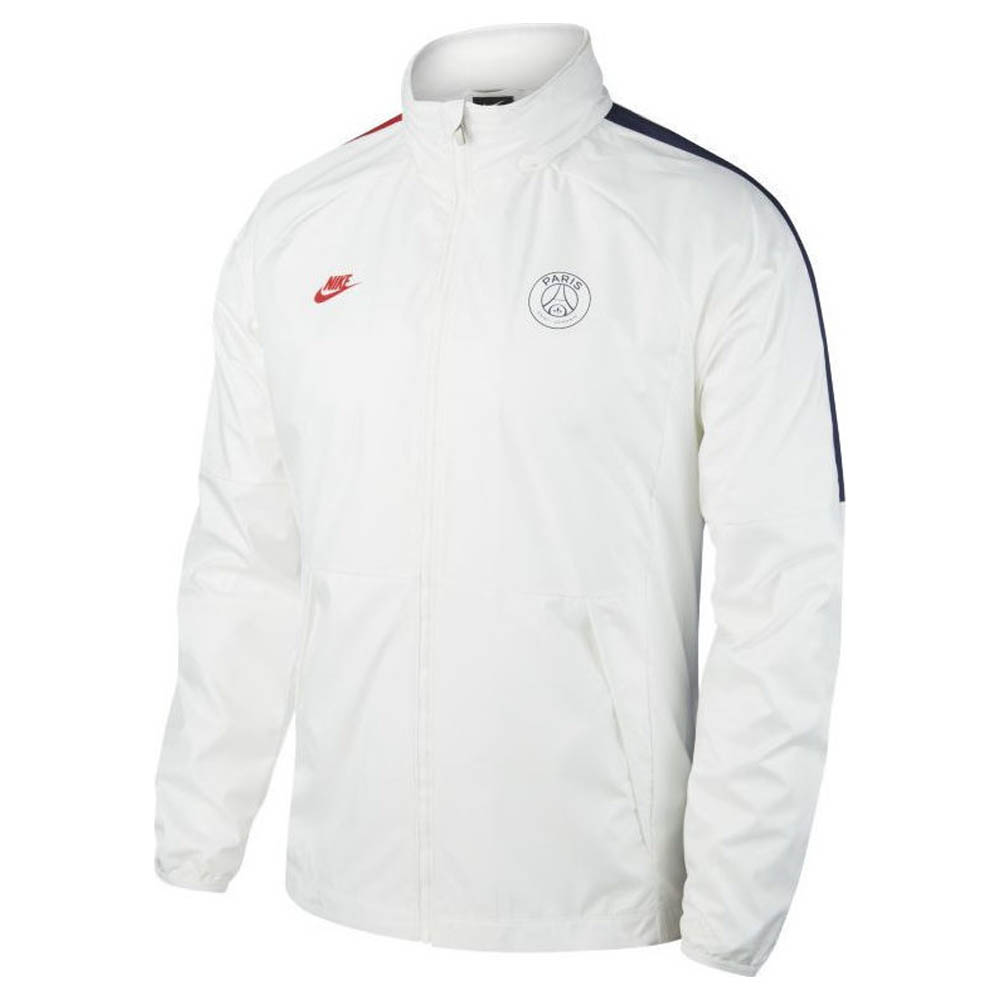 Click to view product details and reviews for 2019 2020 Psg Nike Allweather Fan Jacket White.
