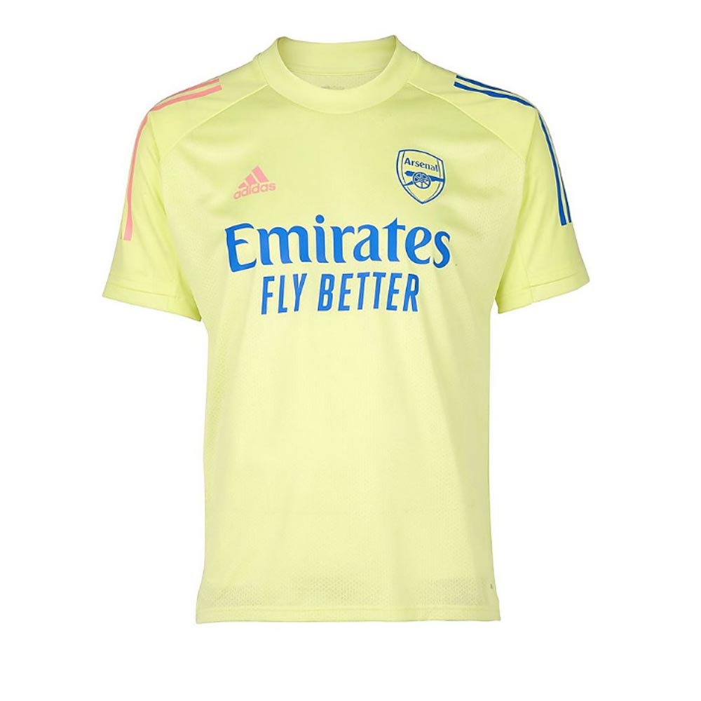 2020-2021 Arsenal Adidas Training Shirt (Yellow)