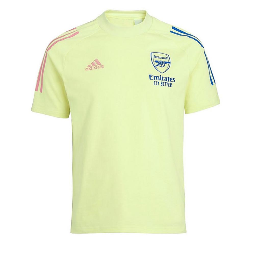 Click to view product details and reviews for 2020 2021 Arsenal Adidas Training Tee Yellow Kids.