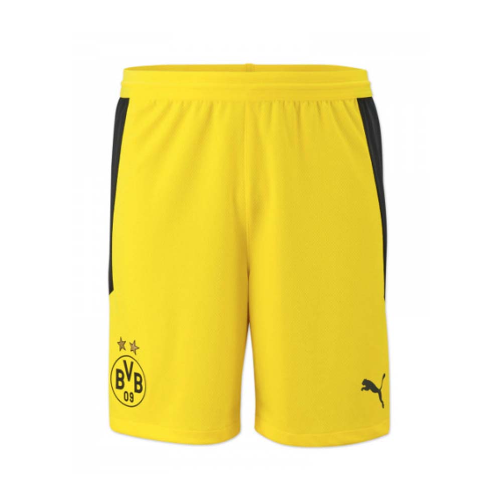 Click to view product details and reviews for 2020 2021 Borussia Dortmund Home Puma Shorts Yellow.