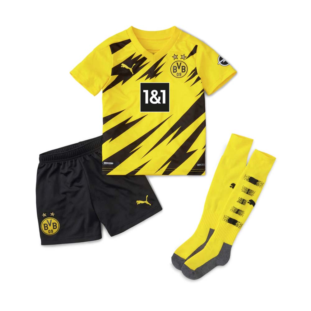 Click to view product details and reviews for 2020 2021 Borussia Dortmund Home Little Boys Mini Kit.