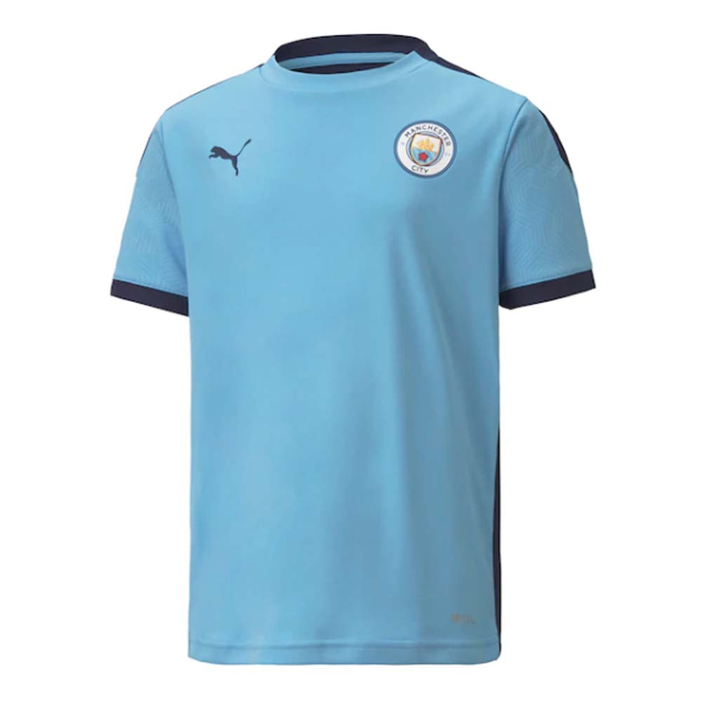 Click to view product details and reviews for 2020 2021 Manchester City Training Shirt Light Blue Kids.