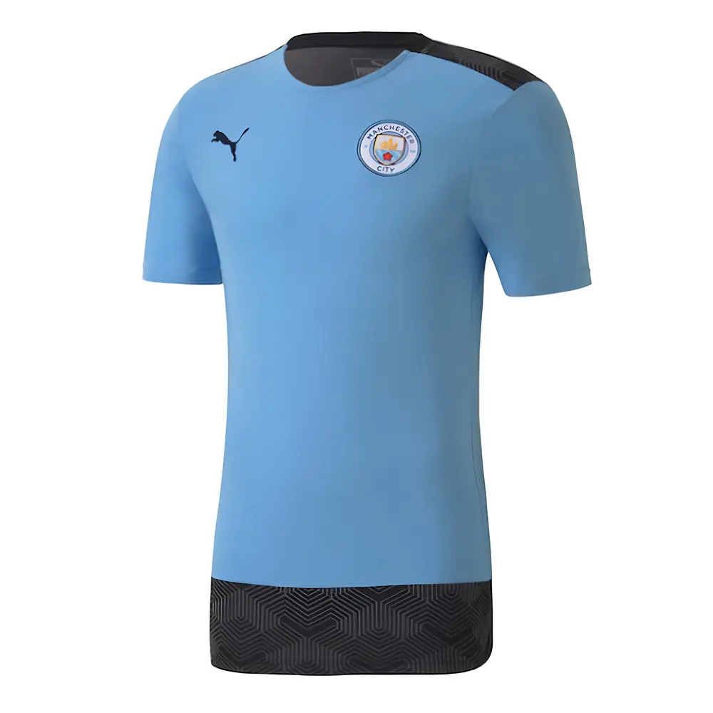 Click to view product details and reviews for 2020 2021 Manchester City Puma Casuals Tee Light Blue.