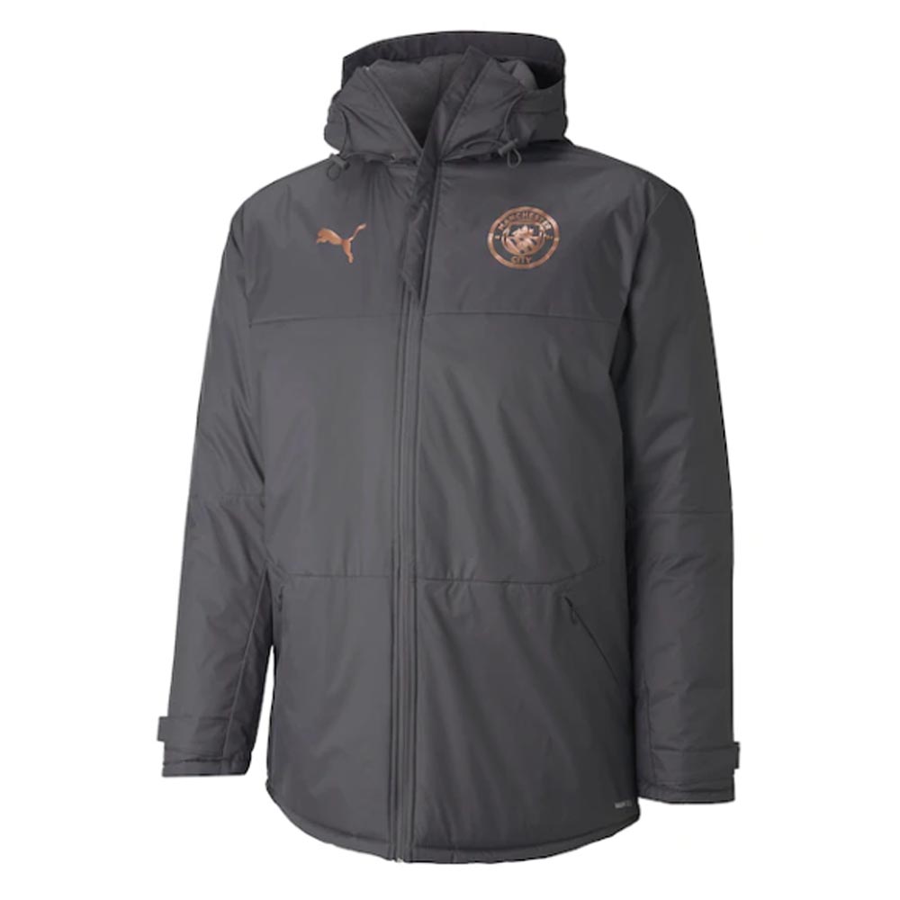 Click to view product details and reviews for 2020 2021 Manchester City Puma Winter Jacket Asphalt.