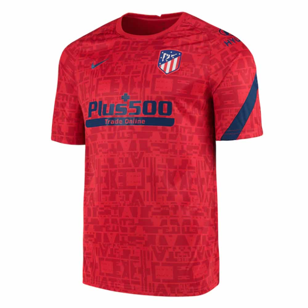 Click to view product details and reviews for 2020 2021 Atletico Madrid Pre Match Dry Training Shirt Red.