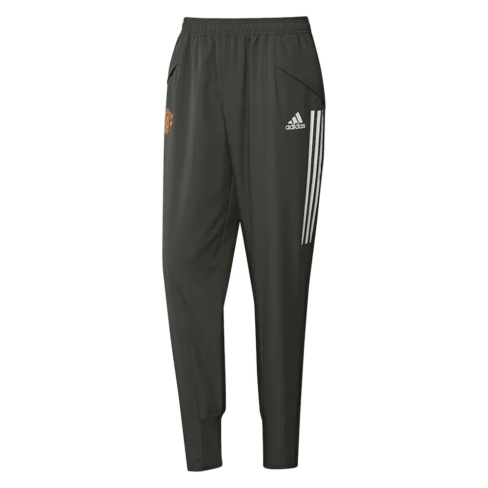 Click to view product details and reviews for 2020 2021 Man Utd Adidas Presentation Pants Green.