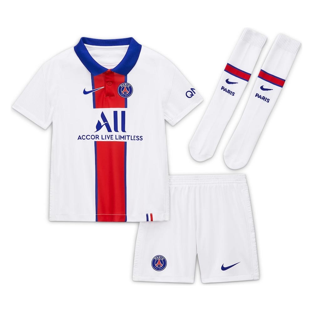 ورقة التظليل Youth 2020-2021 club Paris St German away 5 white Soccer Jerseys حيوان السرطان