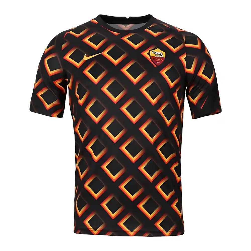 Click to view product details and reviews for 2020 2021 As Roma Nike Pre Match Training Jersey Black Kid.