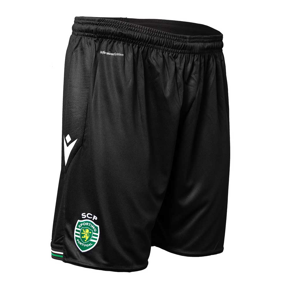 Click to view product details and reviews for 2020 2021 Sporting Lisbon Macron Home Shorts Black.