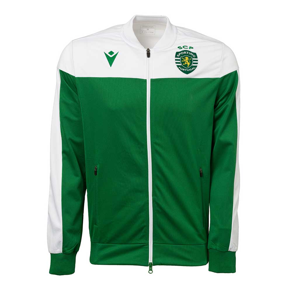 Click to view product details and reviews for 2020 2021 Sporting Lisbon Macron Anthem Jacket Green.