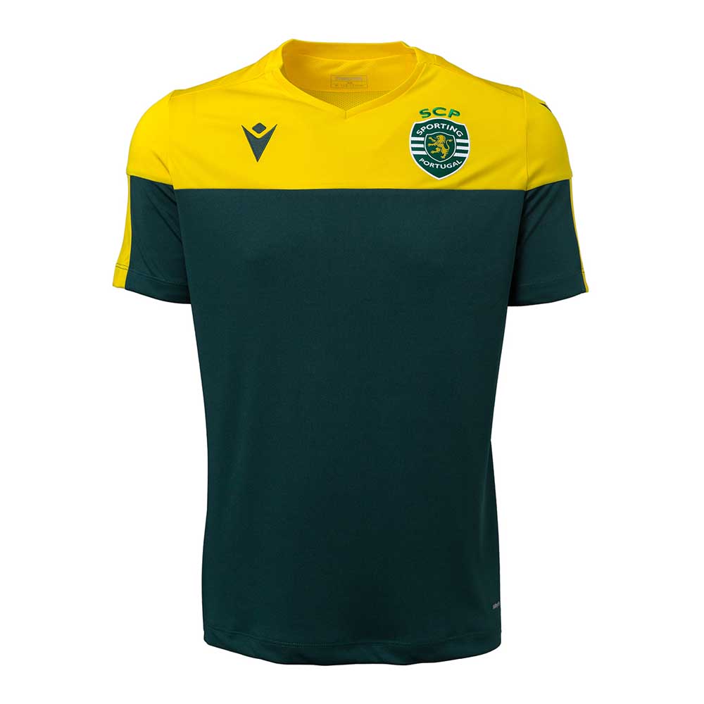 Click to view product details and reviews for 2020 2021 Sporting Lisbon Macron Poly Training Shirt Green.