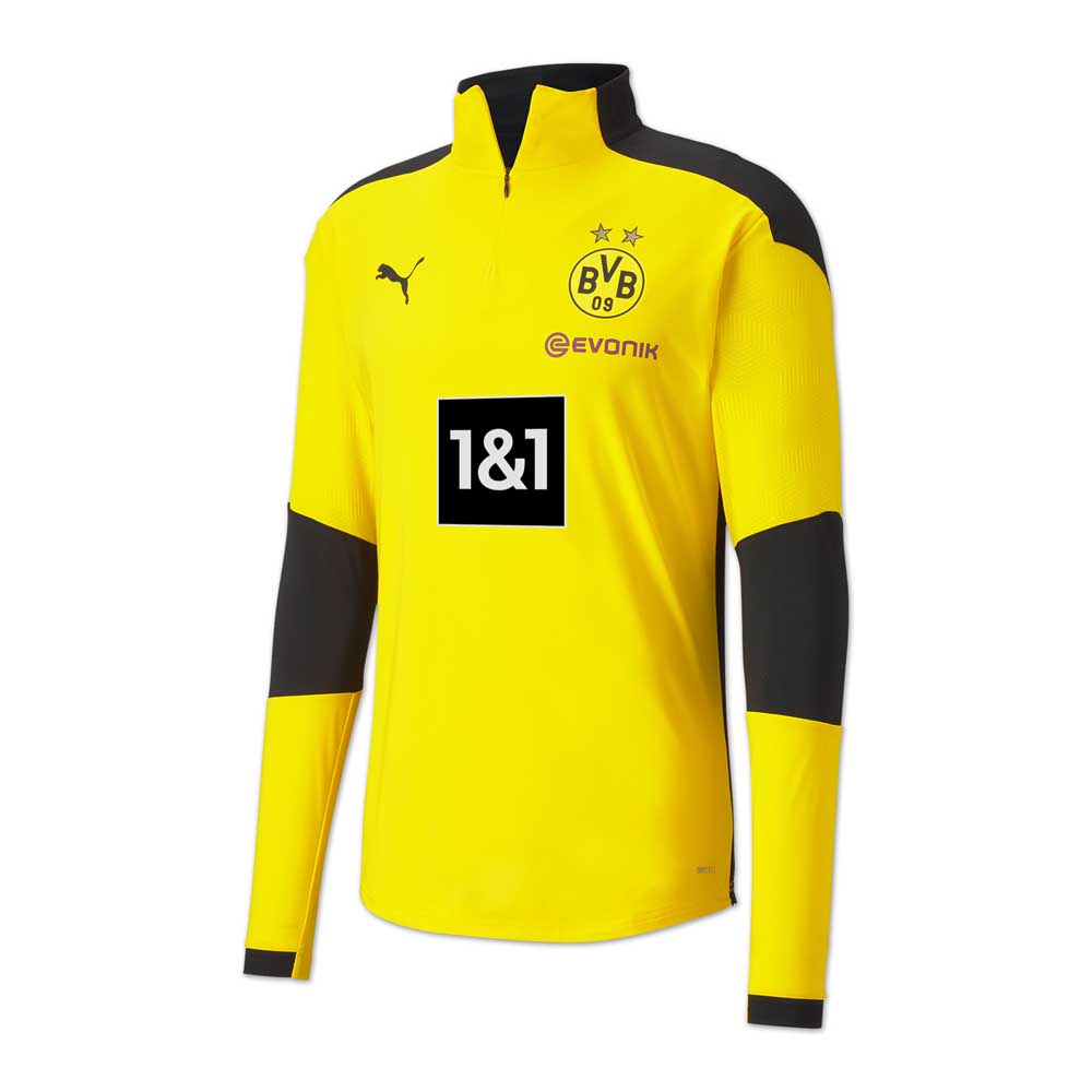 Click to view product details and reviews for 2020 2021 Borussia Dortmund Half Zip Training Top Yellow.