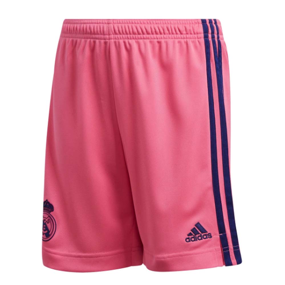 Click to view product details and reviews for 2020 2021 Real Madrid Adidas Away Shorts Pink Kids.