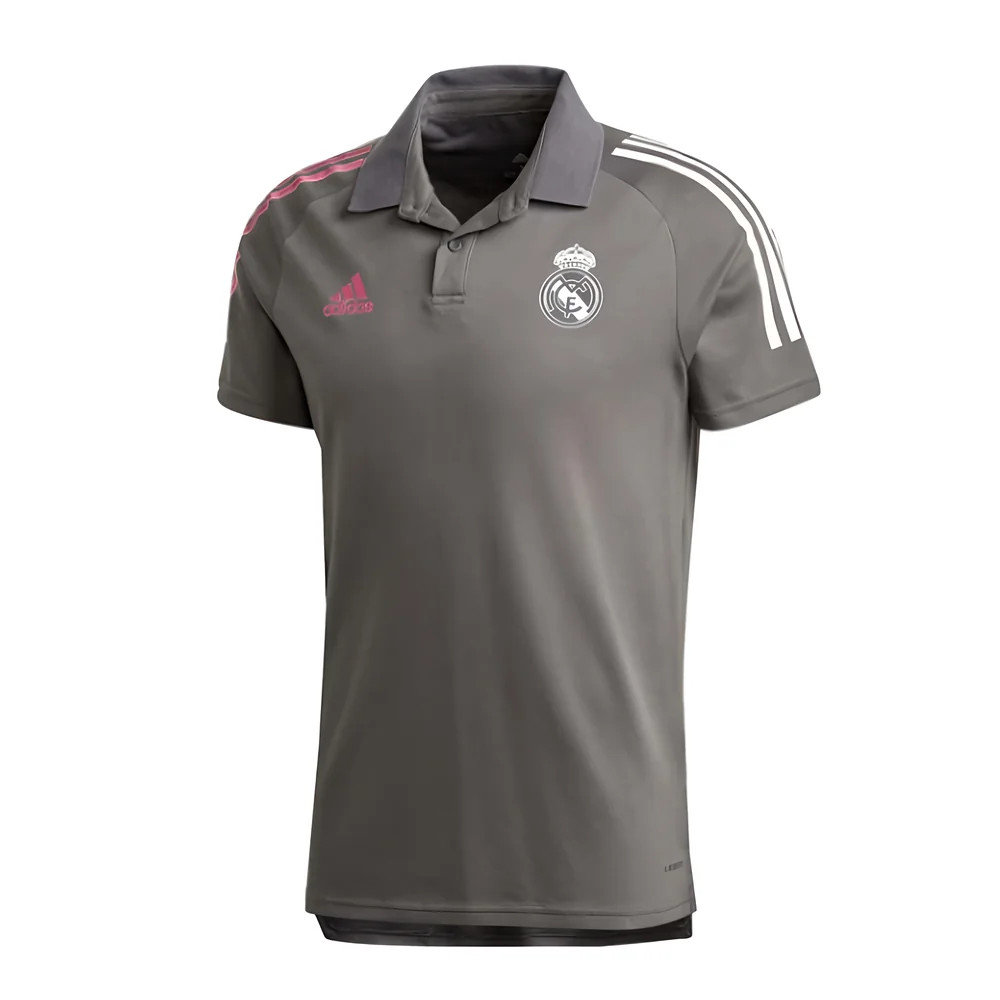 Click to view product details and reviews for 2020 2021 Real Madrid Adidas Polo Shirt Grey.