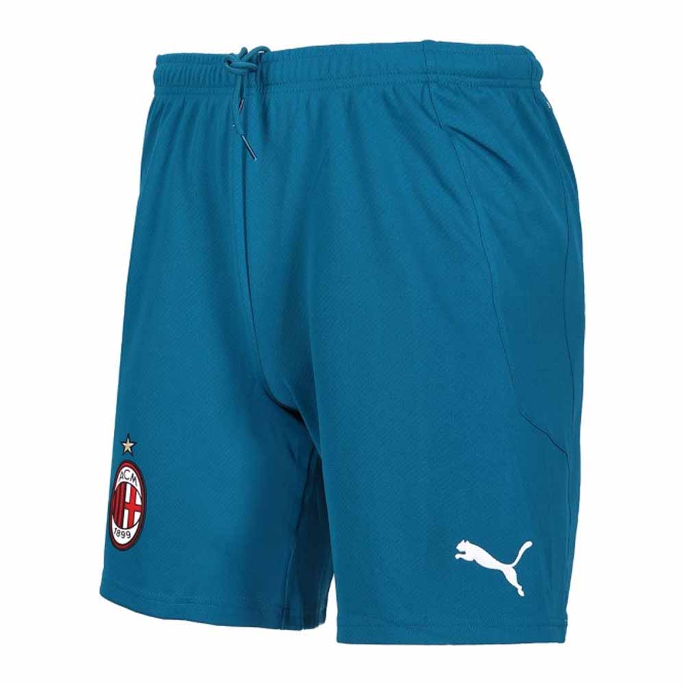 Click to view product details and reviews for 2020 2021 Ac Milan Puma Third Shorts Blue Kids.